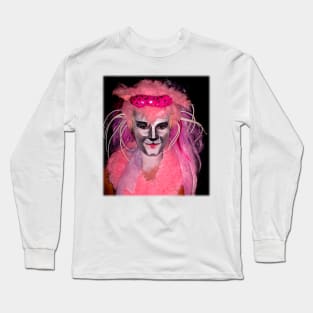 drag queen pink kitten Long Sleeve T-Shirt